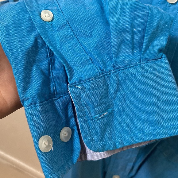 Club room | men’s | Regular slim Fit Solid Dress shirt | Large | blue - Picture 4 of 6